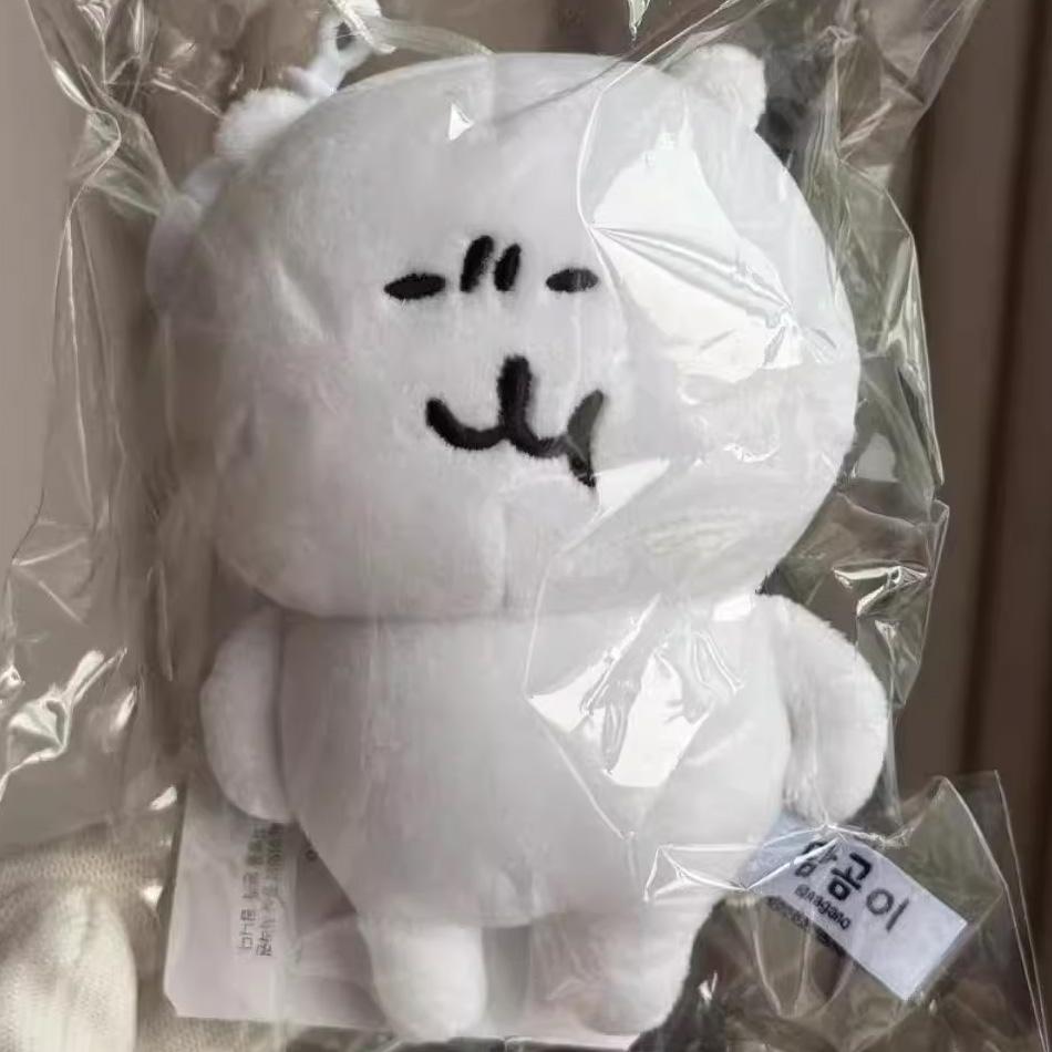 Joke Bear Anime Plush Keychain Cute Polar bear Valentine Rose Series Bag Charm Kawaii Soft Stuffed Exquisite Birthday Gift