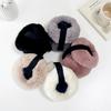 Women's Mink Fur Round Earmuff Headband