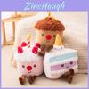 Creative Chocolate Cake Plushie Cartoon Style Kids Gift Home Ornament