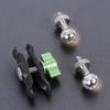 AntiRust 1/4 20 Male Male Threaded Adapters Ergonomic Knurled Grip Design for Stabilizing Camera Cage Microphones Mounts Monopods