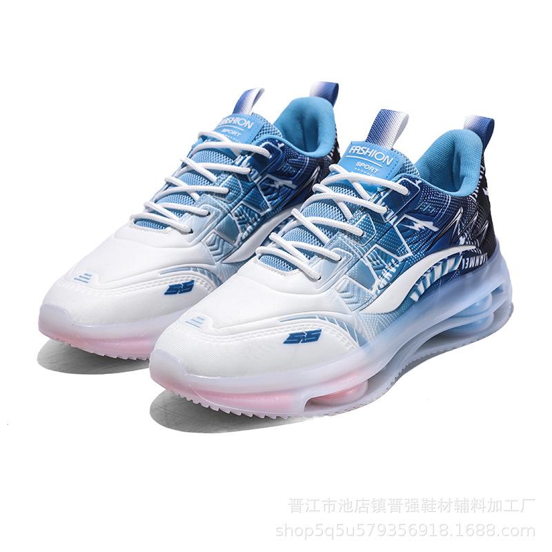 Coconut men s shoes early autumn breathable mesh casual thick-soled heightening running sports shoes soft-soled rebound dad shoes 36 синий 3119₽