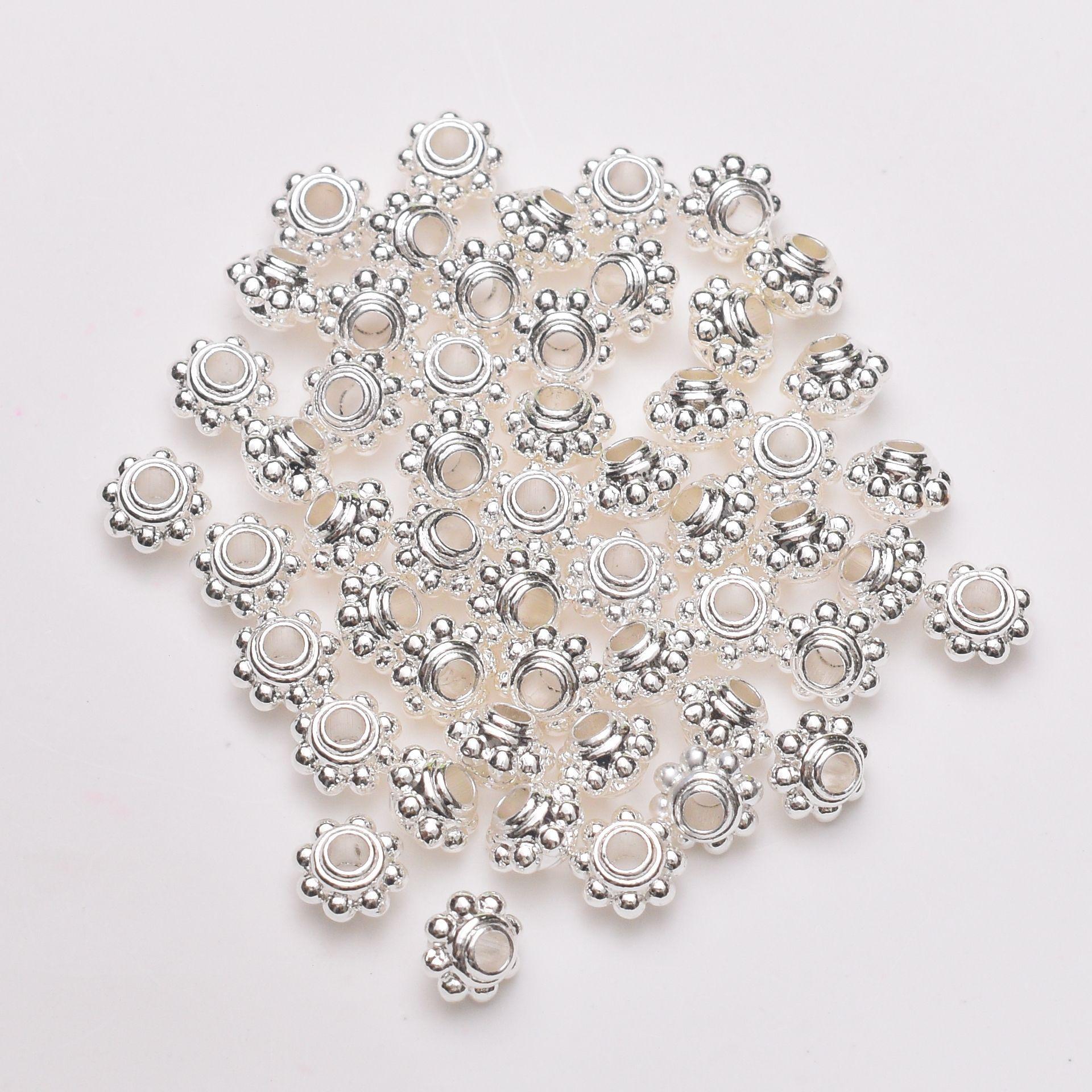 

100 шт. 18 К позолоченные латунные металлические бусины-разделители круглого плетения для ожерелья, браслетов, принадлежности для изготовления ювелирных изделий, аксессуары для фурнитуры «сделай сам» 5mm-100PCS