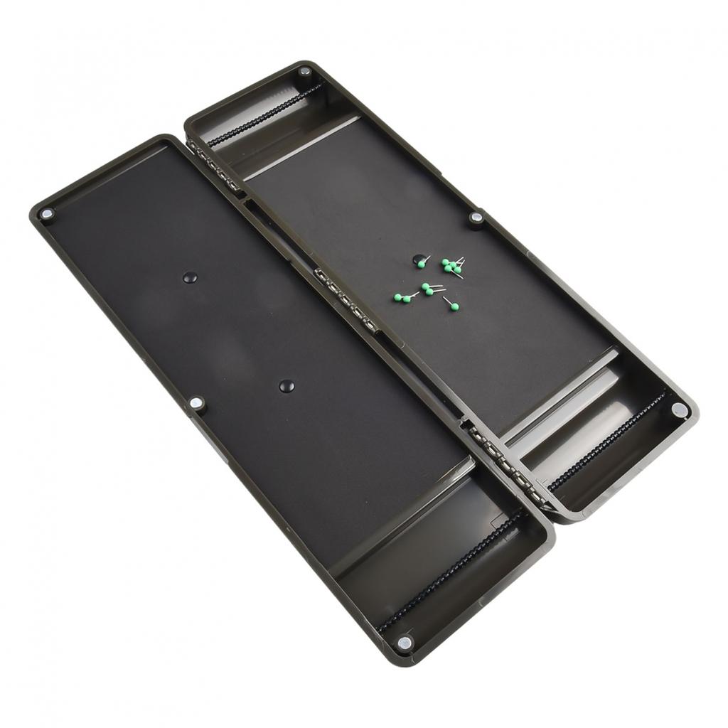 Large Rig Safe Plastic Rig Magnetic Fishing Storage Box  carp fishing box 34.5cm