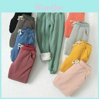 Womens Warm Sweat Pants With Ultra Soft Sherpa Lined Faux Fleece For Cold Weather