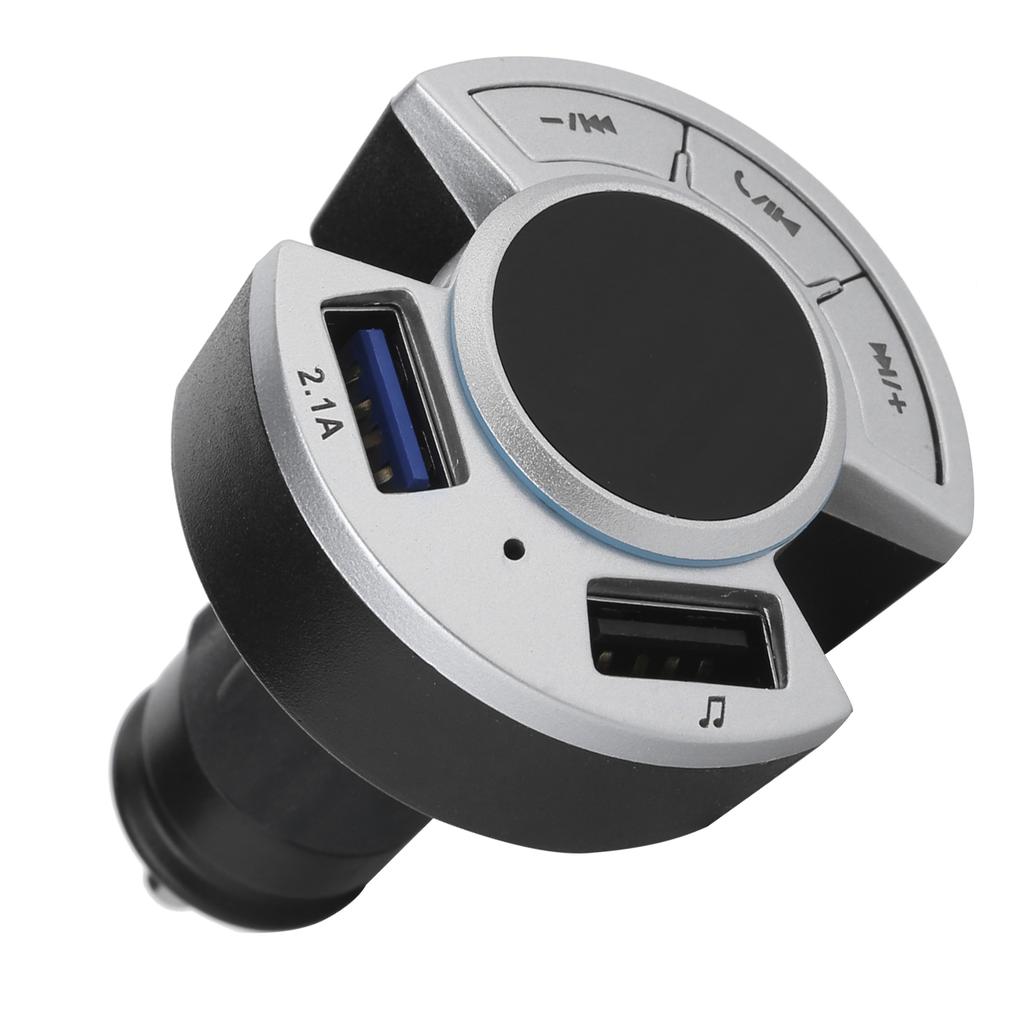 Reprodutor MP3 Bluetooth para Veículo Transmissor FM Multifuncional Disco U Carregamento USB