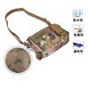 Fishing Hip Shoulder Locking Carabiner Bag, Bag, Bag, 2-Way, Multi-Function Storage, (Camouflage)