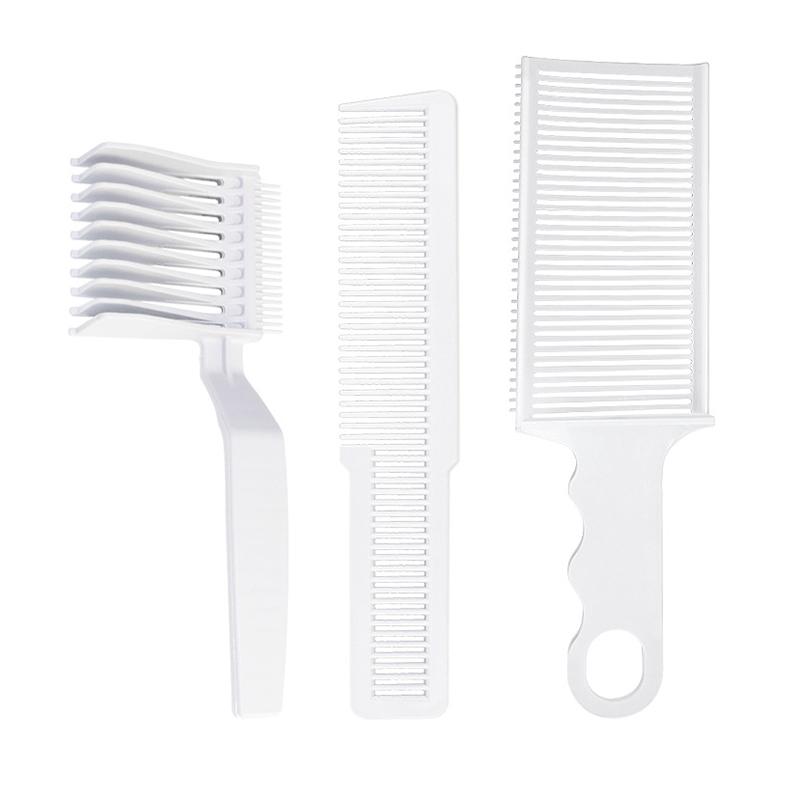 Peigne de Coupe de Coiffeur Professionnel pour Hommes Réglable S Arc Hybride Plateau Plat Tondeuse à Cheveux Fade Brosse Outil de Coiffage de Salon