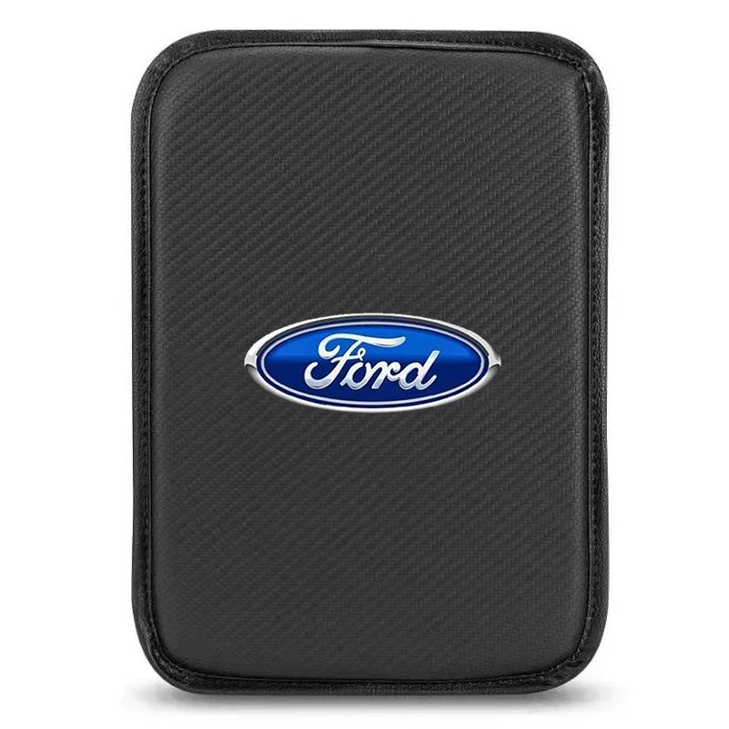 

Car Sticker 2025 Hot New New Fashion Center Console Comfort Armrest Pad Cover Armrest Cushion For Ford Focus ST Ranger Mondeo Ku