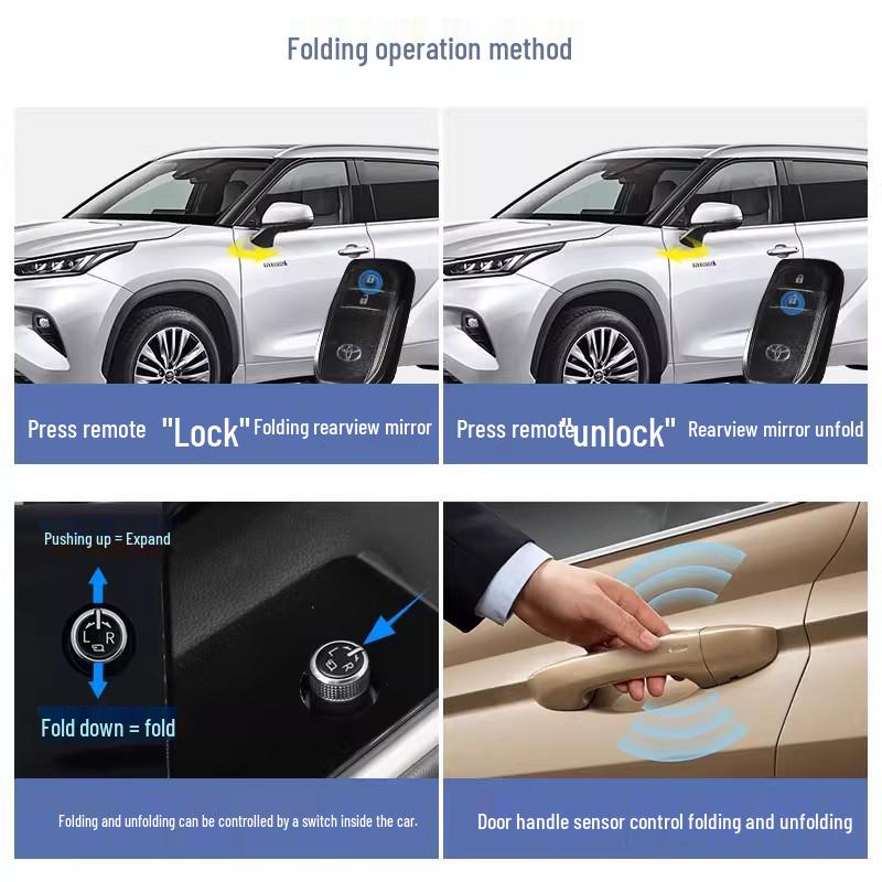 Ford Smart Elektrischer Anklappbarer Rückspiegel Upgrade für Automatisches Rückwärtsfahren