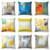 Creative Watercolor Doodles Digital Printing Short Plush Pillow Covers For Car Sofa Office Cushion Cover Home Goods 60X60Cm