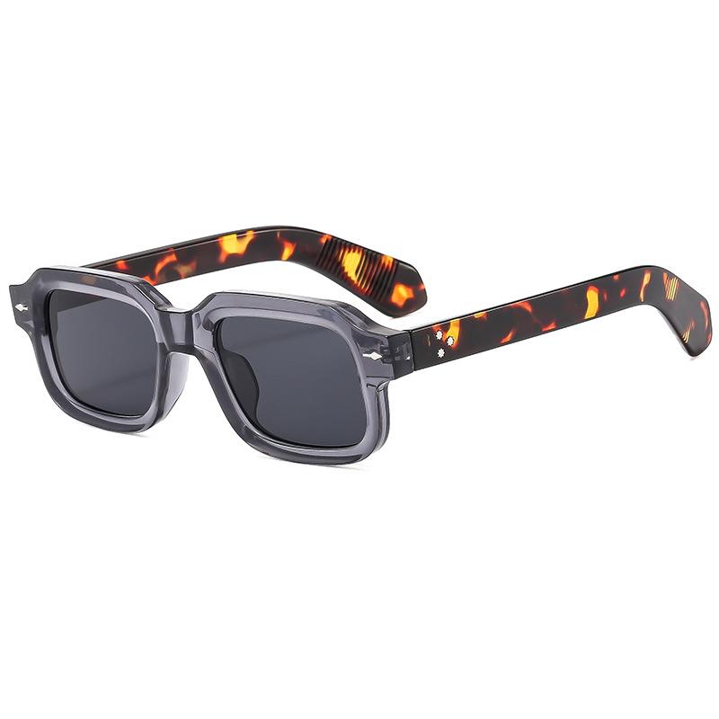 New Trend Square-Frame Arrow Sunglasses Retro Street Style Sunglasses With Sophisticated Appeal Classic Driving Shades