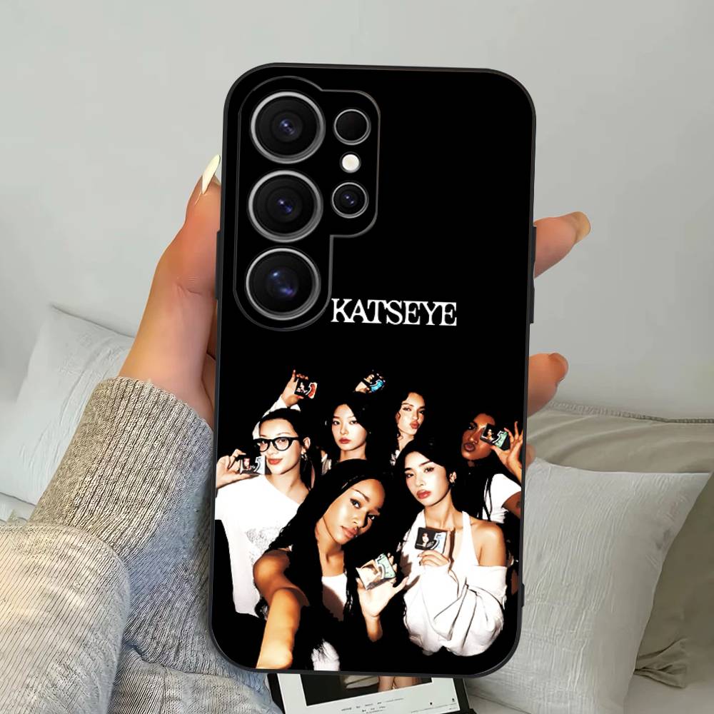 K-KATSEYE Music Phone Case For Samsung S 24 Fe 25 Ultra Plus 20 Lite 21 30 22 23 24 22 Ultra 5G Fundas