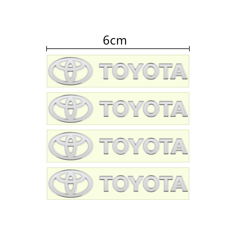

Metal Emblem Car Window Wiper Stickers Car Metal For Toyota Stickers Dirt-proof Stickers Crown Corolla YARIS C-HR Hilux Rav4