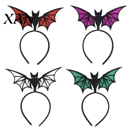 Witch Costume Accessories Halloween Bat Headband, Felt Glitter Hairband Photo Booth Props for Costume, Festival Masquerade Party Prop Headband Adults