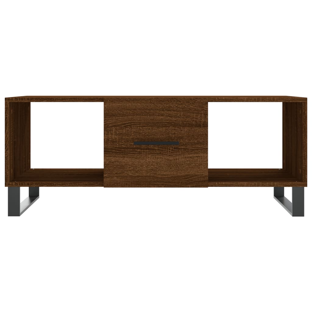  Coffee Table, Brown Oak, 102x50x40 Cm