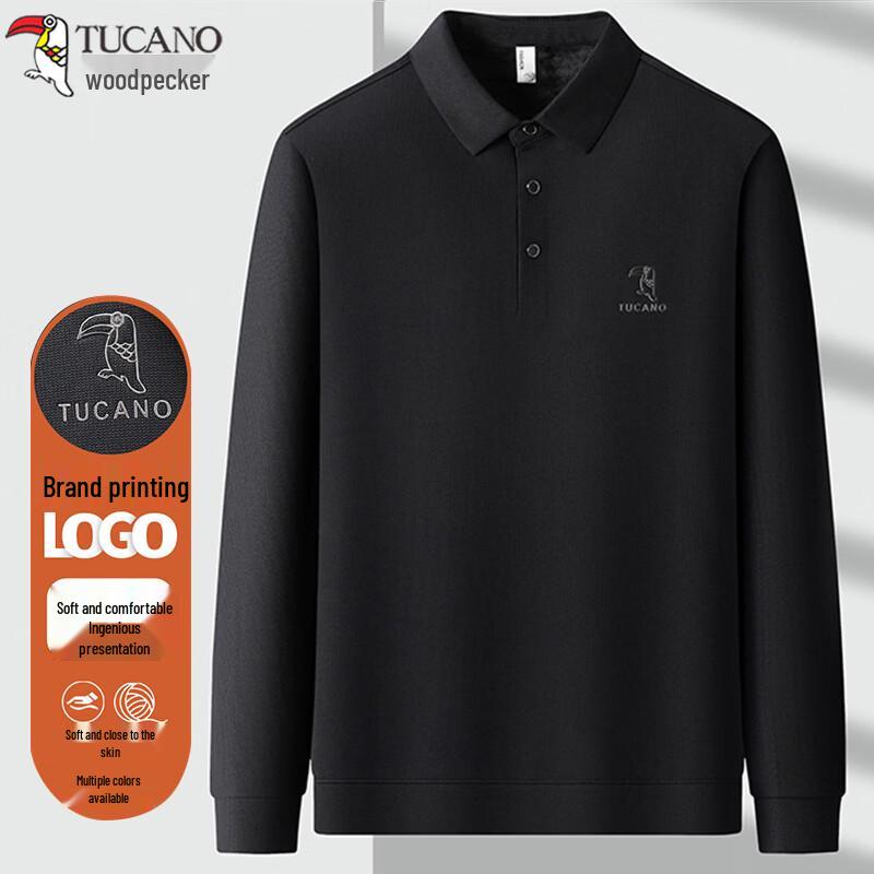 TUCANO Men s Versatile Long-Sleeve Polo Shirt 2XL