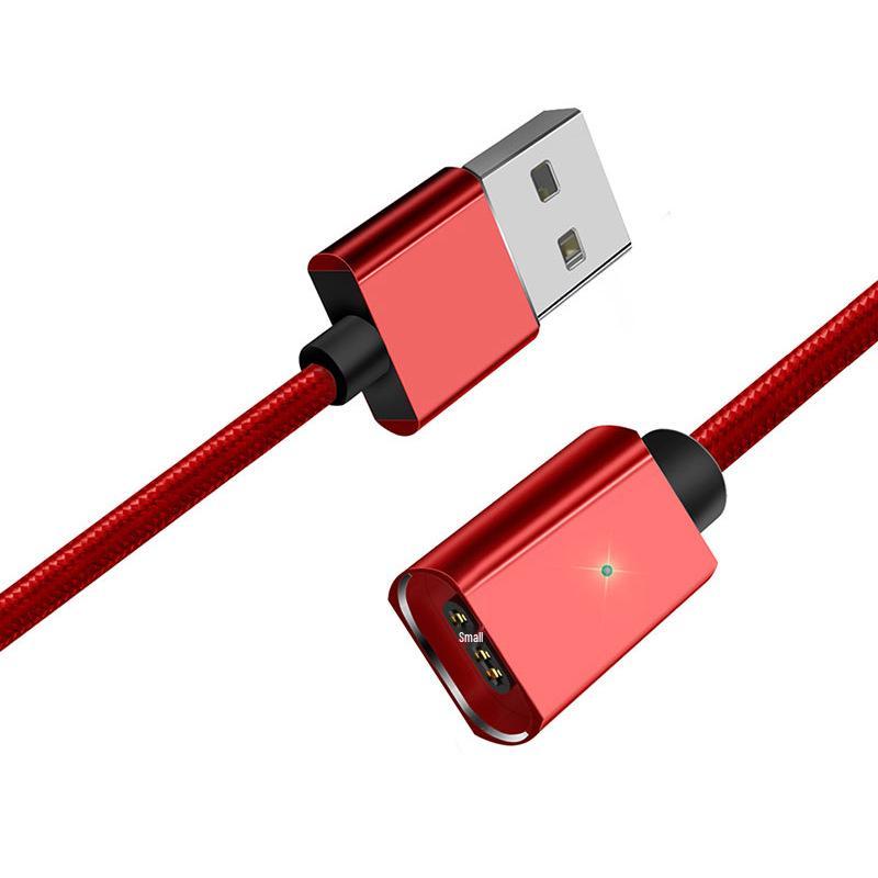 Magnetic Nylon Braided 3-in-1 Fast Charging Cable