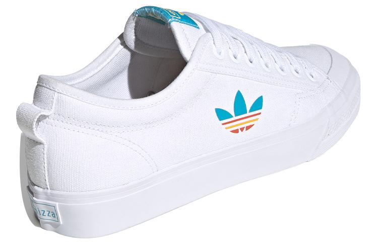 adidas Nizza Trefoil 'White Blue' FY2259