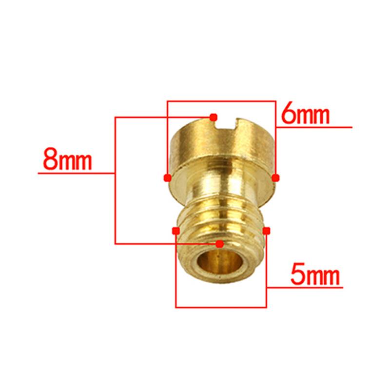 10Pcs Carburetor Fuel Injector 5Mm For Pe Cvk Pwk Vd Ve Pd Carburetor Injector Scooter Parts