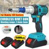 10000N 2.4-5mm For 18V Battery Brushess Electric Rivet Gun Cordless Rivet Nut Gun Drill Riveting Tool Screwdriver