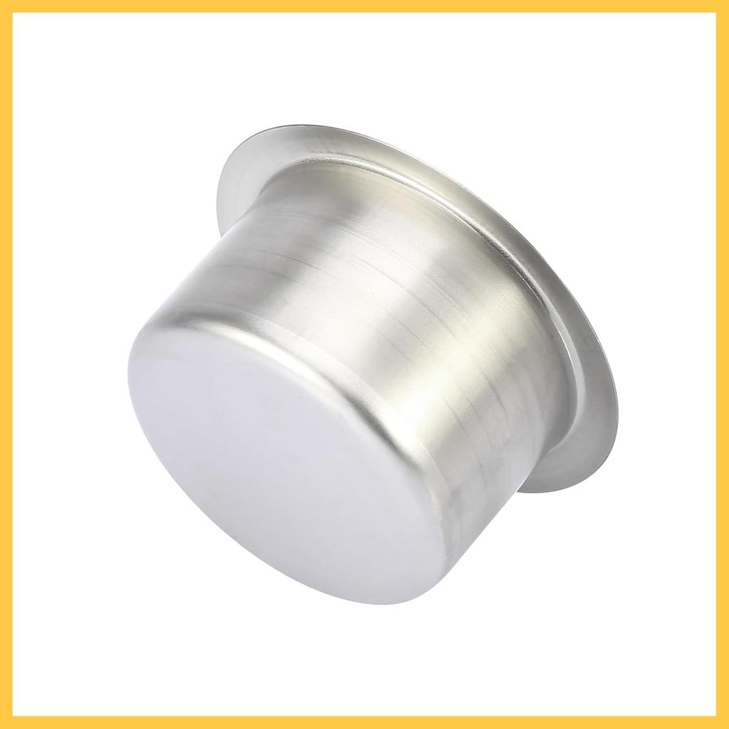 4pcs Stainless Steel Cup Drink Holder Insert Replacement Silver Tone for Boats RVs Auto Replacement Parts