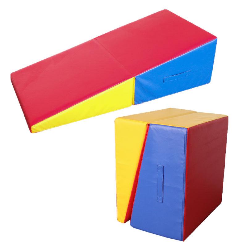 Kids' Soft Folding Incline Mat for Fitness & Sensory Training
