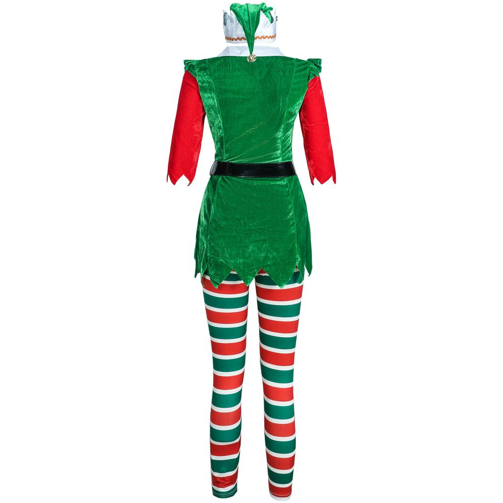 - Striped Christmas pants, long sleeves 2025 new European and American Christmas clothing cos Christmas clothing performance clothing