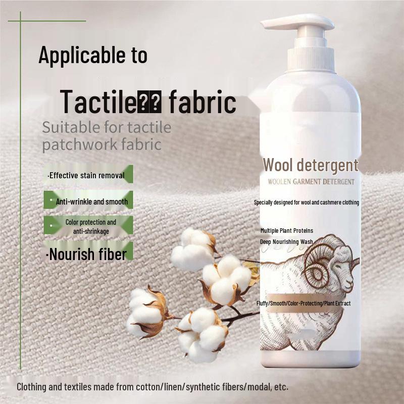 Wool & Cashmere Detergent: Anti-Shrink, Color Protect, Softness Enhancer for Woolen Sweaters
