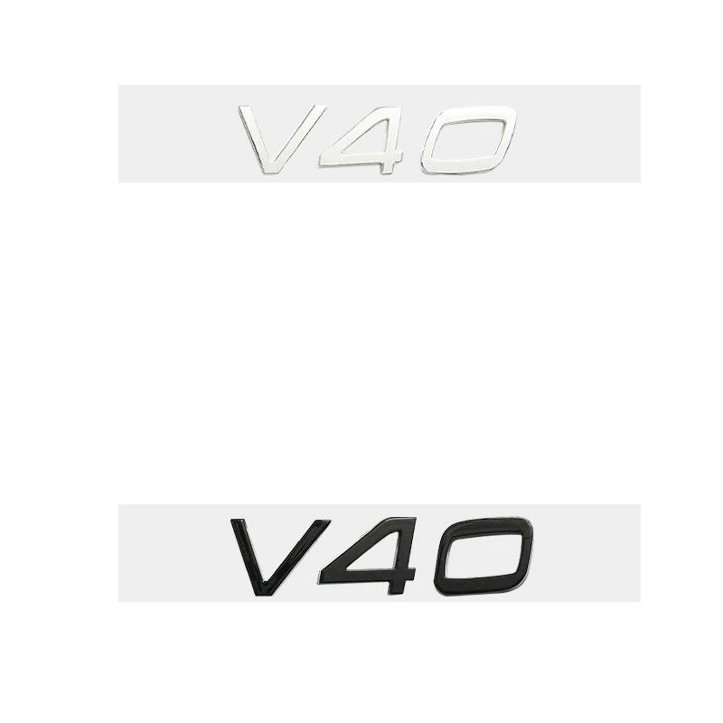 vzpgl9 Volvo Car Trunk Letter Logo Emblem 3D ABS Badge Sticker for XC40 XC60 XC90 S40 S60 S80 V40L V60L V80L AWD T4 T5 T6 T8 D3 D4 D5