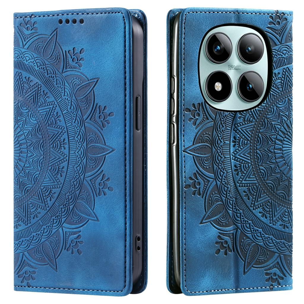 For Xiaomi Poco M8 Pro 5G/Redmi Note 15 Pro+ 5G (Global) Case Magnetic Closing Leather Phone Cover Pattern Imprinted