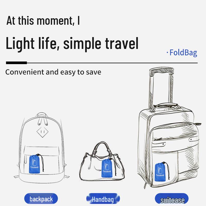 Unisex Ultralight Foldable Travel Backpack with Custom Logo