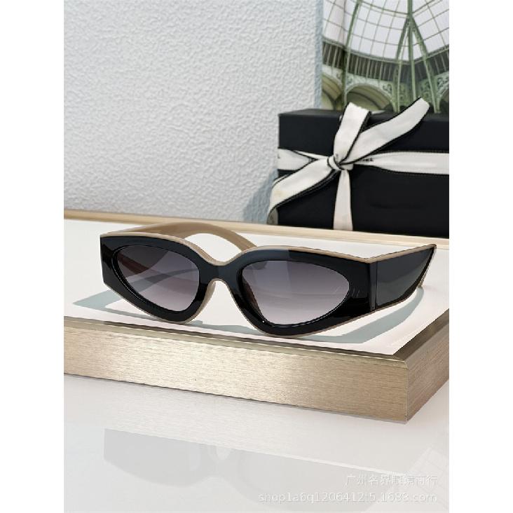 Nuevas gafas de sol de panda, gafas de sol cat-eye en blanco y negro, adelgazantes y que cubren la cara, recomendadas por celebridades de internet, gafas de moda