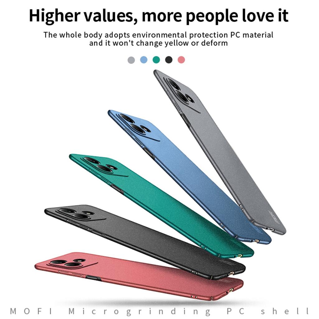 For Xiaomi Redmi Note 14 5G MOFI Shield Matte Series Case PC Phone Cover Slim Fit