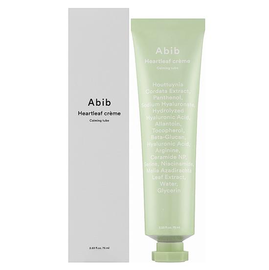 Abib Heartleaf Creme Calming Tube (75ml) / Cooling, Calming care, Hydrating, Moisturizing, Korean Cosmetics, Kbeauty