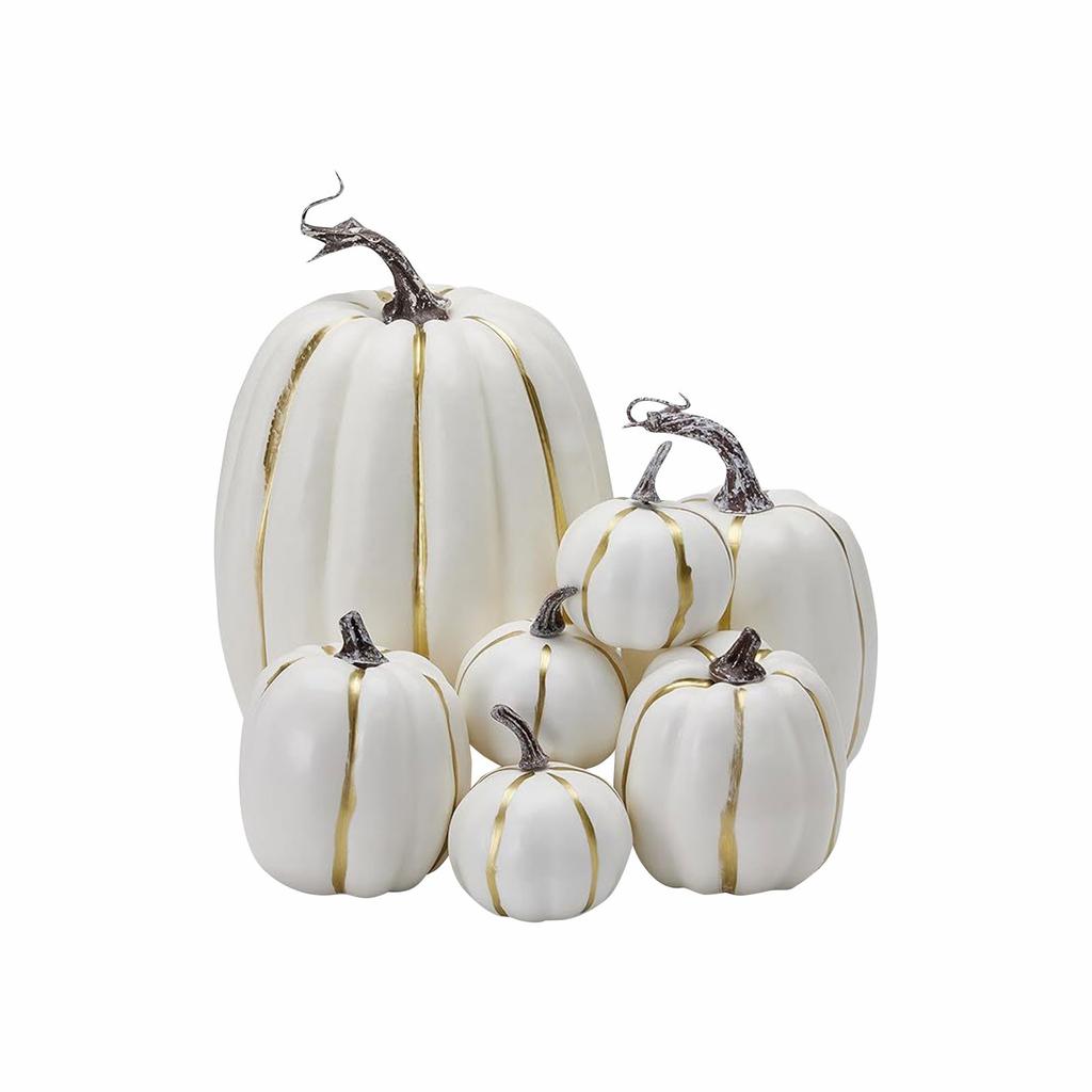 Umpkin Model Artificial Crafts Fall Thanksgiving Party Decoration Halloween Pumpkin Set