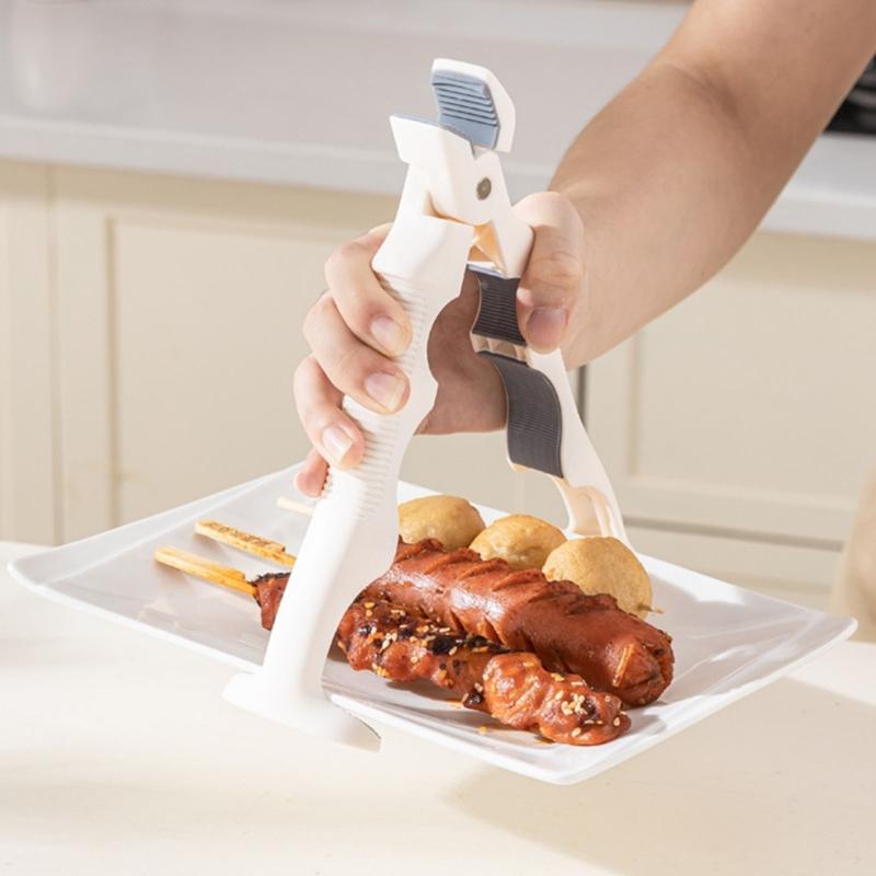 Heatproof Handle Bowl Holder Clamp Heat Resistant Plates Tongs Anti Scalding Hot Dish Gripper for Commercial Use