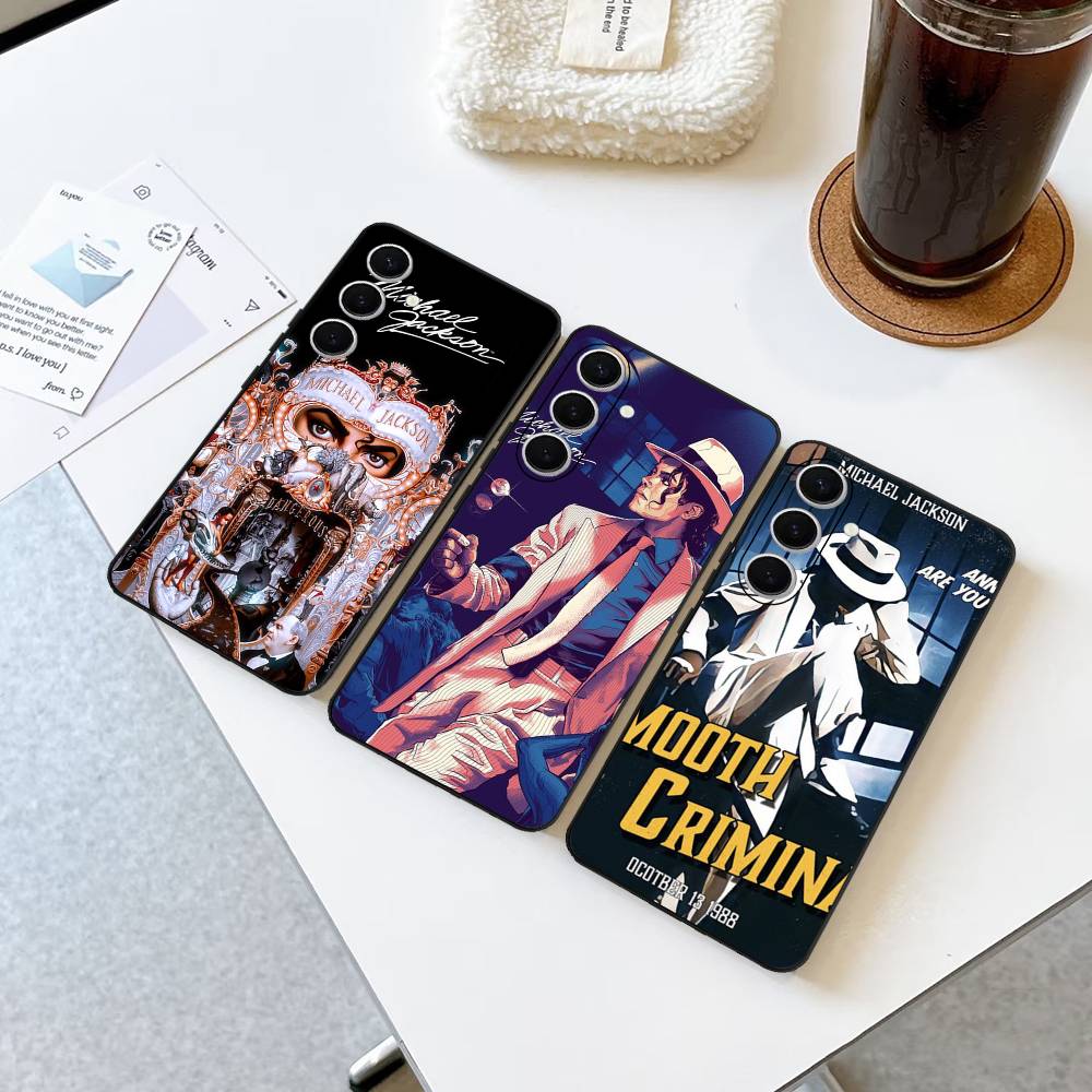 Pop Singer Michael Jackson Phone Case For Samsung S 24 Fe 25 Ultra Plus 20 Lite 21 30 22 23 24 22 Ultra 5G Fundas