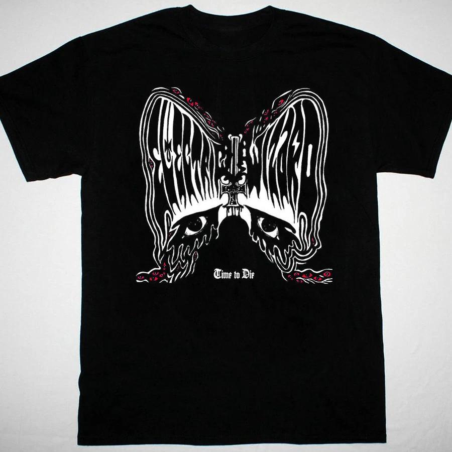 Electric Wizard band time to die BLACK 100% Cotton T-shirt Mens Tees Top Unisex All sizes S-5Xl 2F05 3XL
