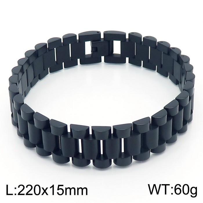 Kalen 9/10/15mm Golden Watch Strap Stainless Steel Bracelet For Men Women High Polished Bangle Party Holiday Jewelry Gifts