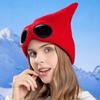 Wear-resistant Warm Ski Mask Hats Windproof Head Knitted Hat Fashion Winter Glasses Caps  Outdoor