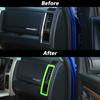 2x Center Console Two Side Air Vent Outlet Cover Trim For Dodge RAM Light Green