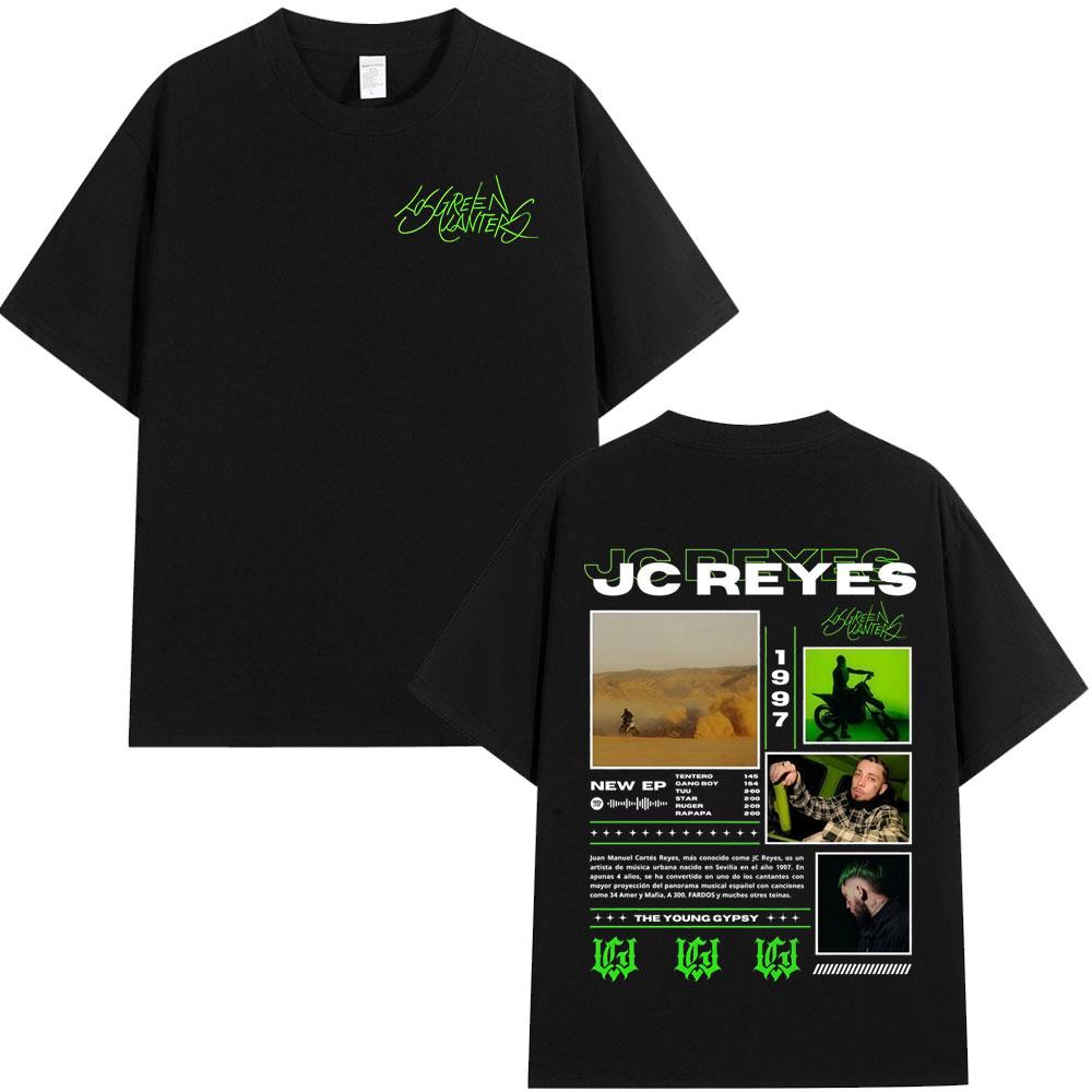 Rapper Jc Reyes 2025 Album Merch Tshirt Unisex Women Fashion Hip Hop Tshirts High Quality Cotton Short Sleeve T Shirts Streetwear