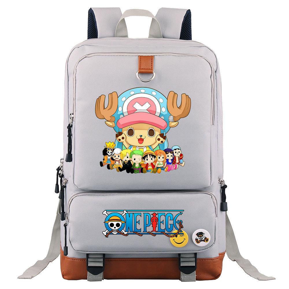 Anime/cartoon One Piece Luffy printed backpack