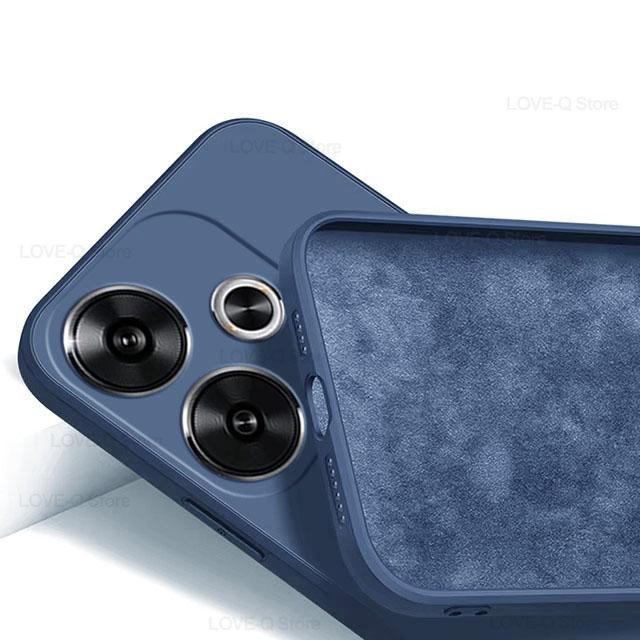 

Для Poco F6 F 6 PocoF6 Pro Case Нові розкішні рідкі силіконові чохли для телефонів Xiaomi Poco F6 F 6 Pro F6Pro PocoF6 Pro Протиударна м яка обкладинка For Poco F6 Pro синій
