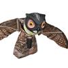 Cross-Border Owl: Outdoor Bird-Scaring, Rodent-Repelling Resin Ornament with Head Movement