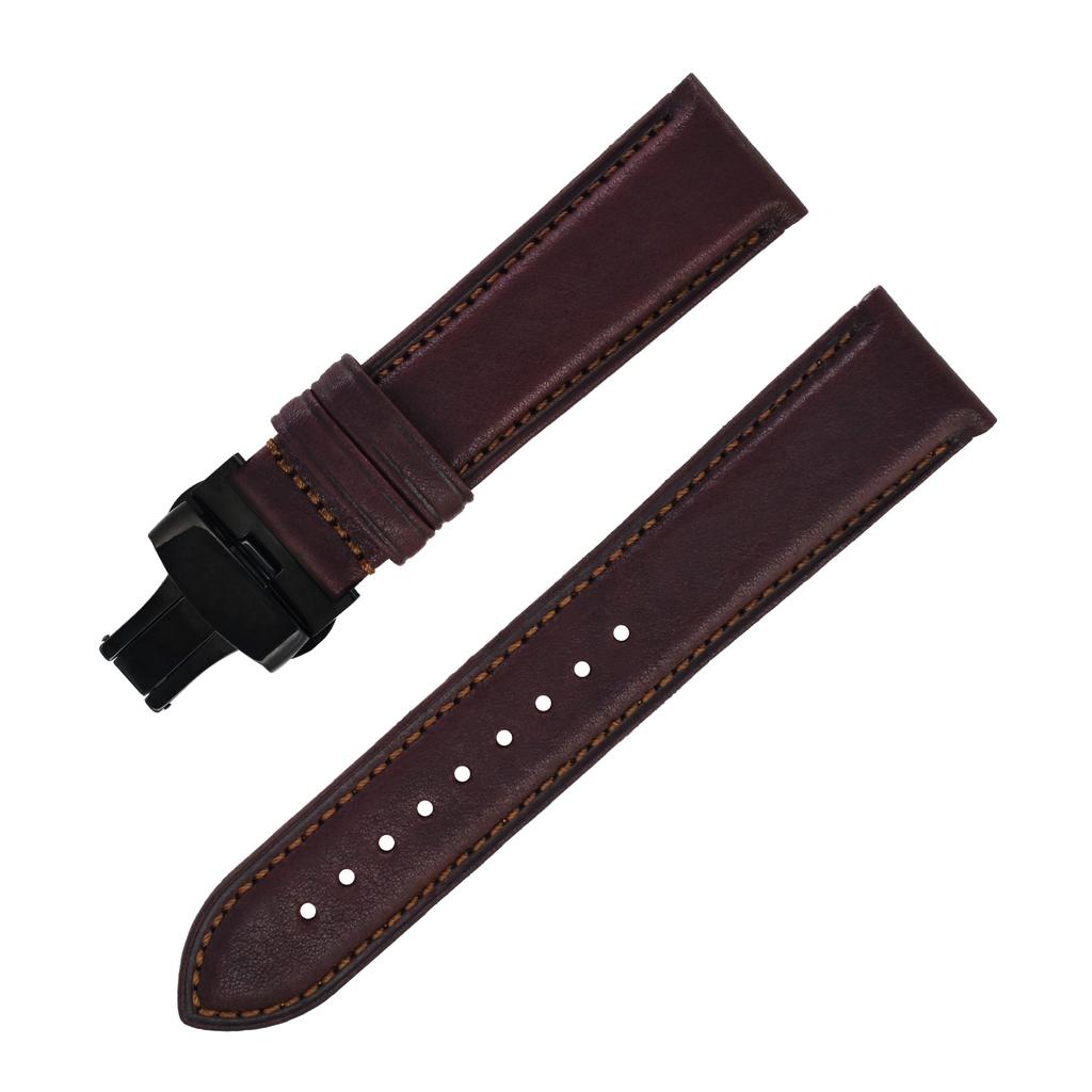 2026 New Vegetable Tanned Leather Leather Watch Strap Suitable for DW Strap Men's and Women's 18mm 19mm 20mm 21mm 22mm 23mm 24mm