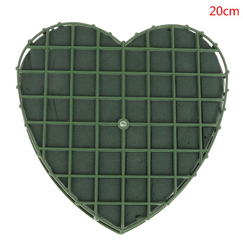 Heart Shape Foam Sucker For Fresh Flowers Decor Props Party Wedding Supplies
