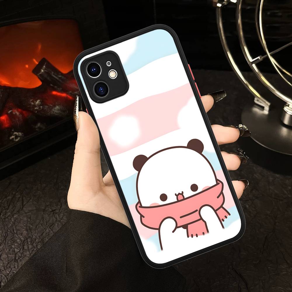 BUBU DUDU Cartoon For IPhone 16 15 14 Plus 13 12 11 Pro Max X XS MAX Translucent Matte Shockproof Cover