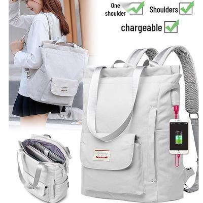Vanntett Dame Ryggsekk for Student for Skole & Laptop