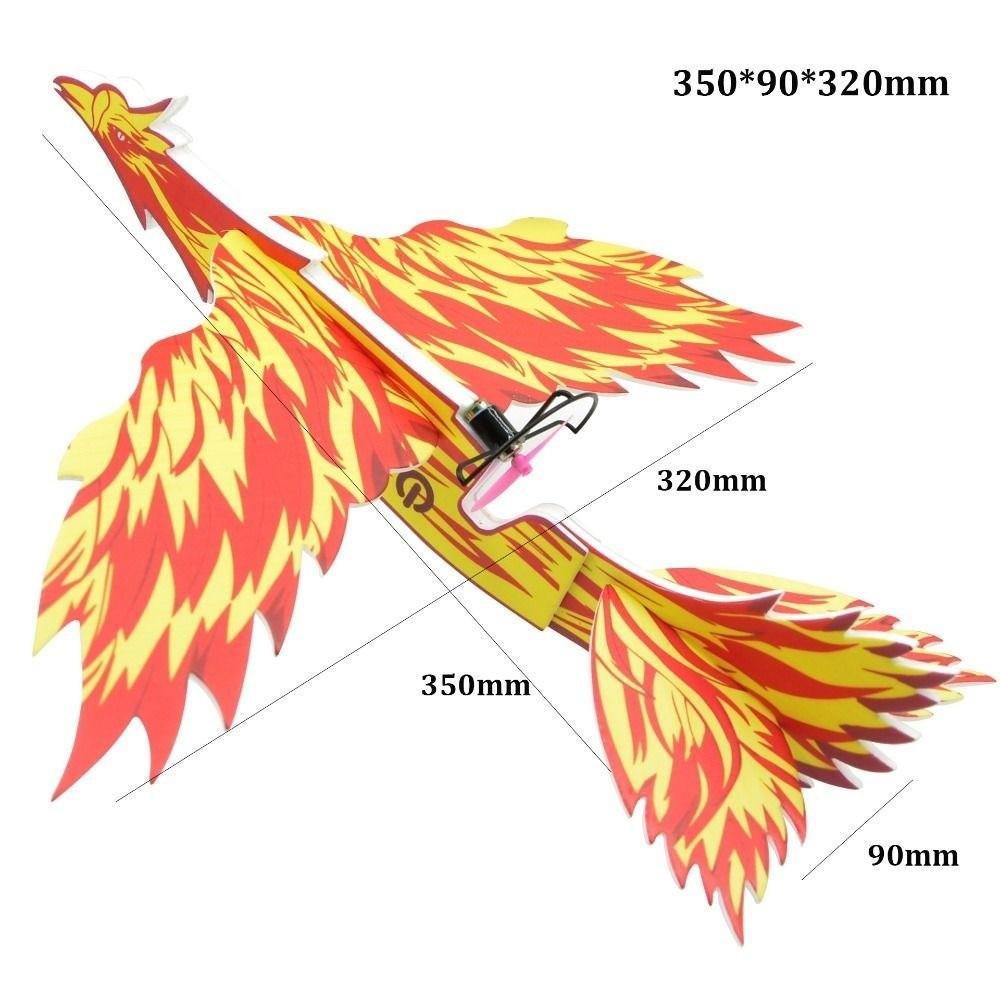 PP Electric Large Foam Glider Aircraft Toy USB Rechargeable Hand Throwing Flying Airplane